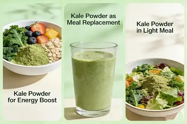 What nutrients can you get from kale powder?